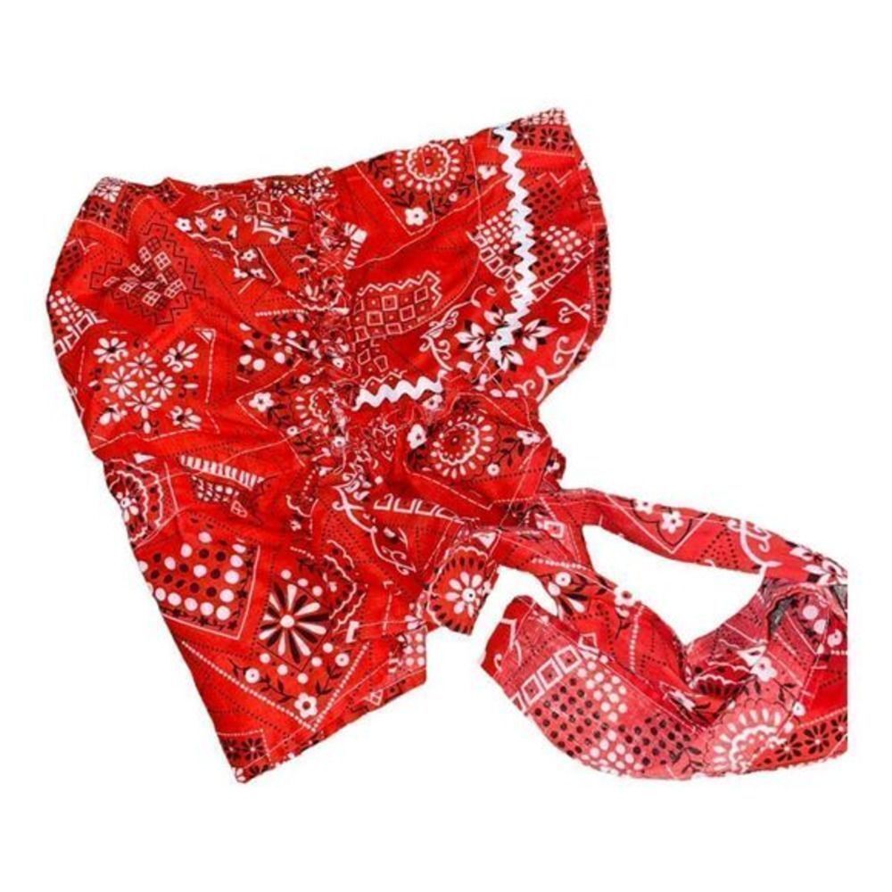 Vintage 1970's Prairie farmhouse paisley sun‎ bonnet Neck Tie